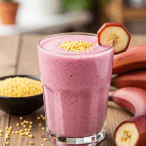 Millet Red Banana Smoothie