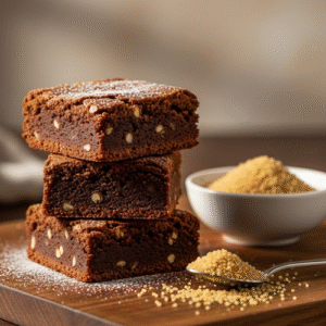 Pure millet brownsugar brownie