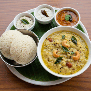 Tiffin Combo ( Millet Idly (2)& Ghee Millet PONGAL